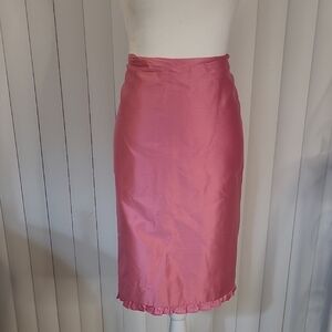 Vtg. Dana Buchman Silk Skirt